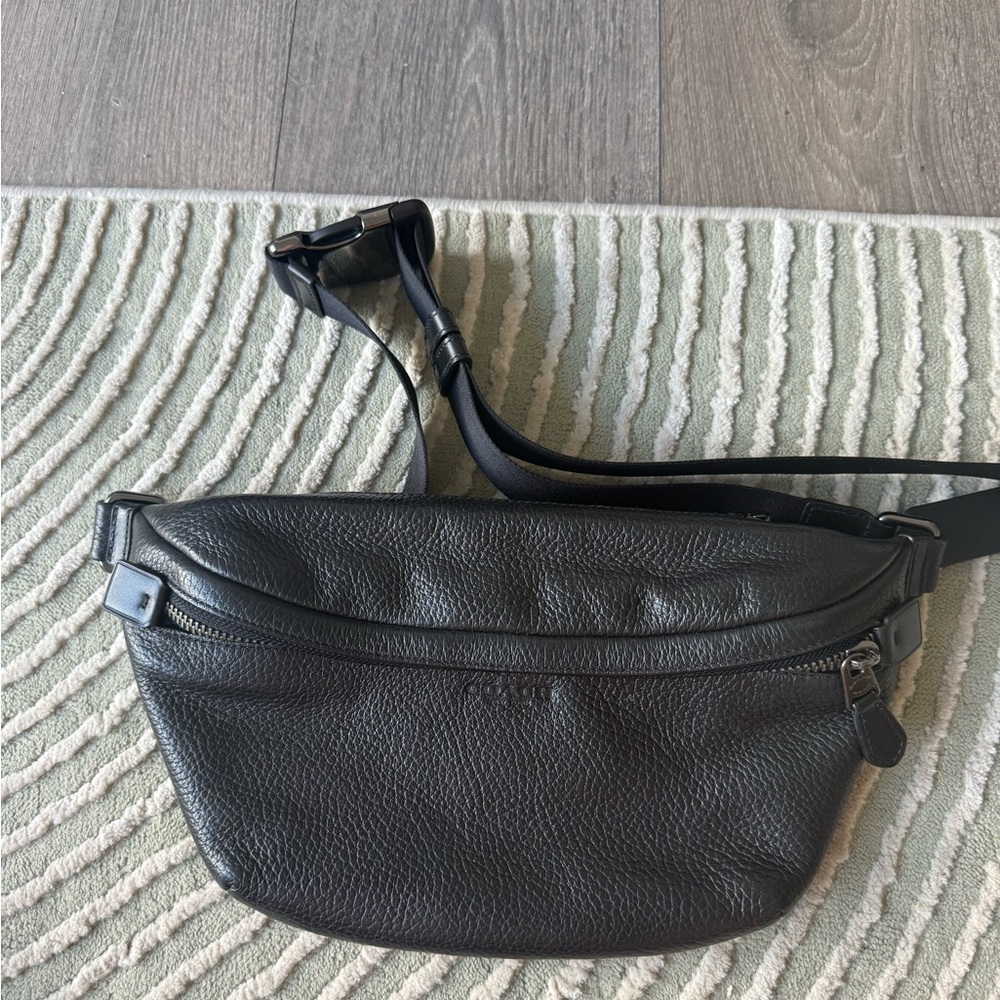 Coach Black Leather Crossbody Bag